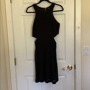 Club Monaco.  Cute cut out black dress